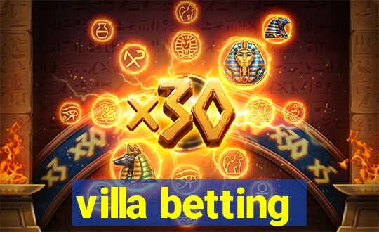 villa betting