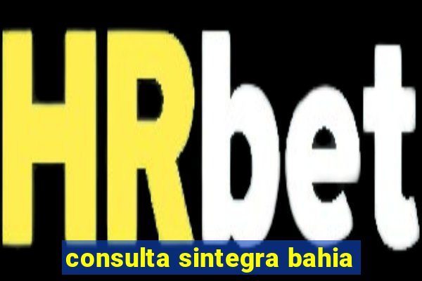 consulta sintegra bahia