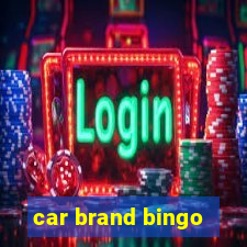 car brand bingo