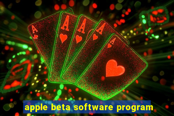 apple beta software program