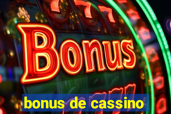 bonus de cassino