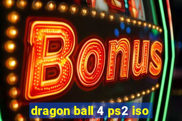 dragon ball 4 ps2 iso