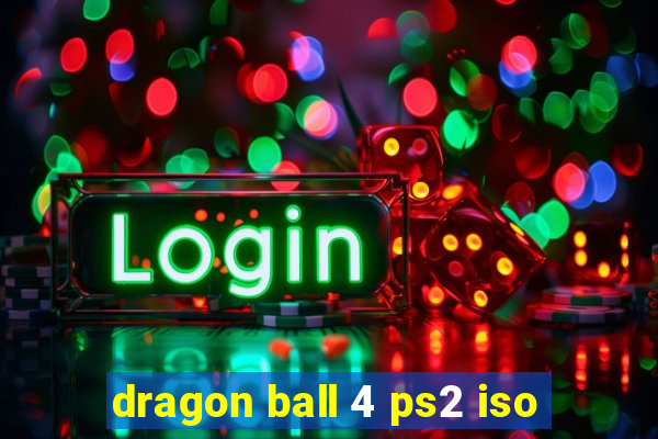 dragon ball 4 ps2 iso