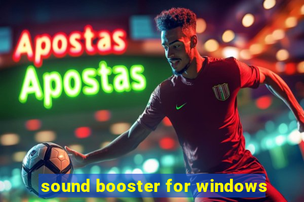 sound booster for windows