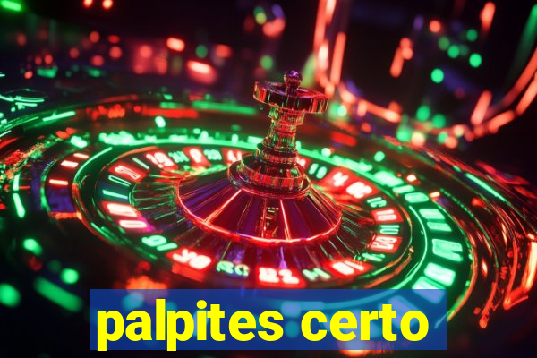 palpites certo