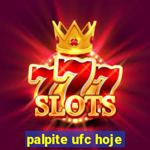 palpite ufc hoje