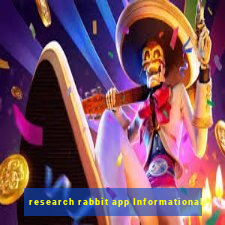 research rabbit app Informational