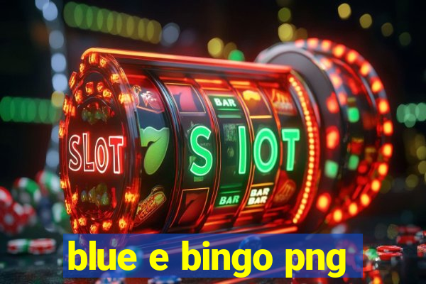 blue e bingo png