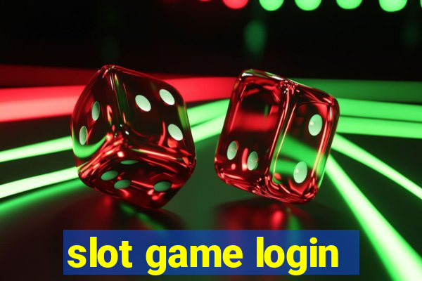 slot game login