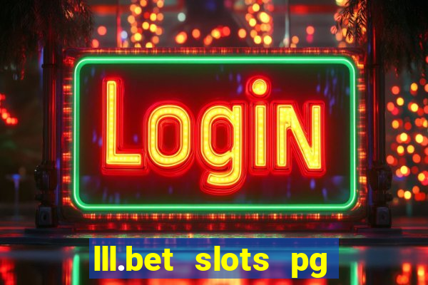 lll.bet slots pg online games