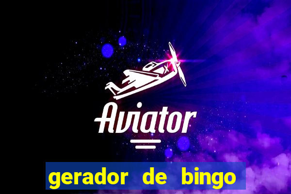 gerador de bingo de palavras