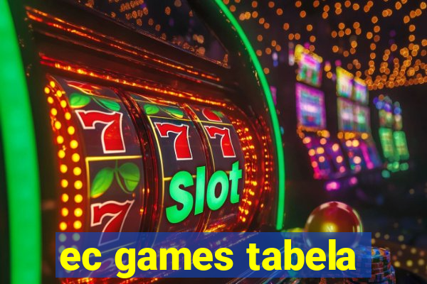 ec games tabela