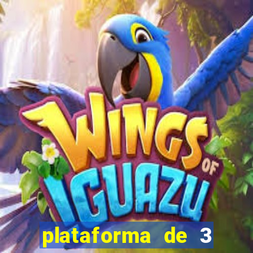 plataforma de 3 reais jogo