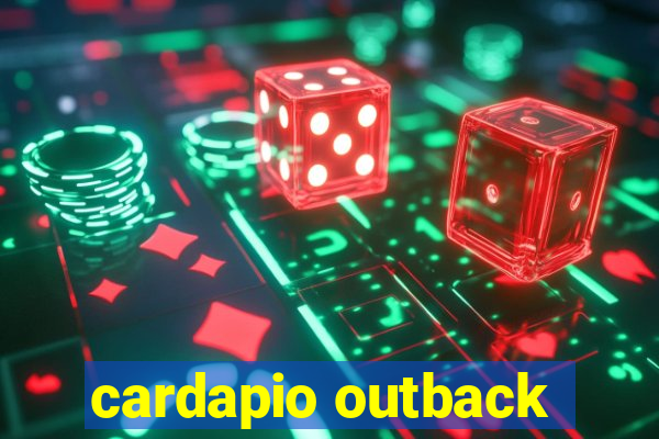 cardapio outback