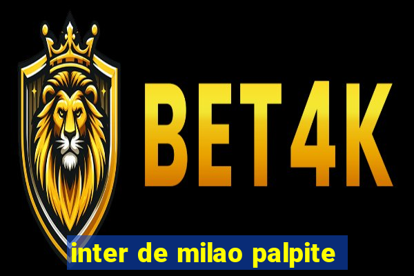 inter de milao palpite