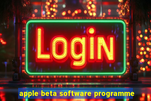 apple beta software programme