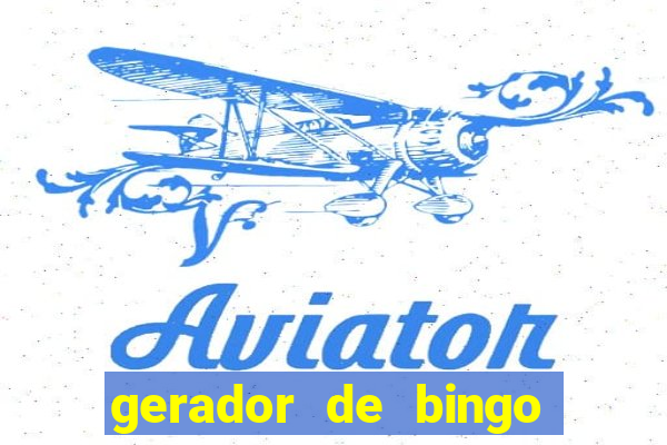 gerador de bingo cha de bebe