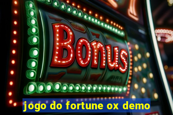 jogo do fortune ox demo