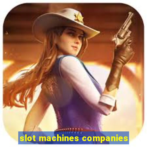 slot machines companies