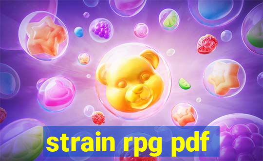 strain rpg pdf