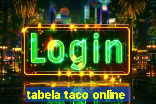 tabela taco online