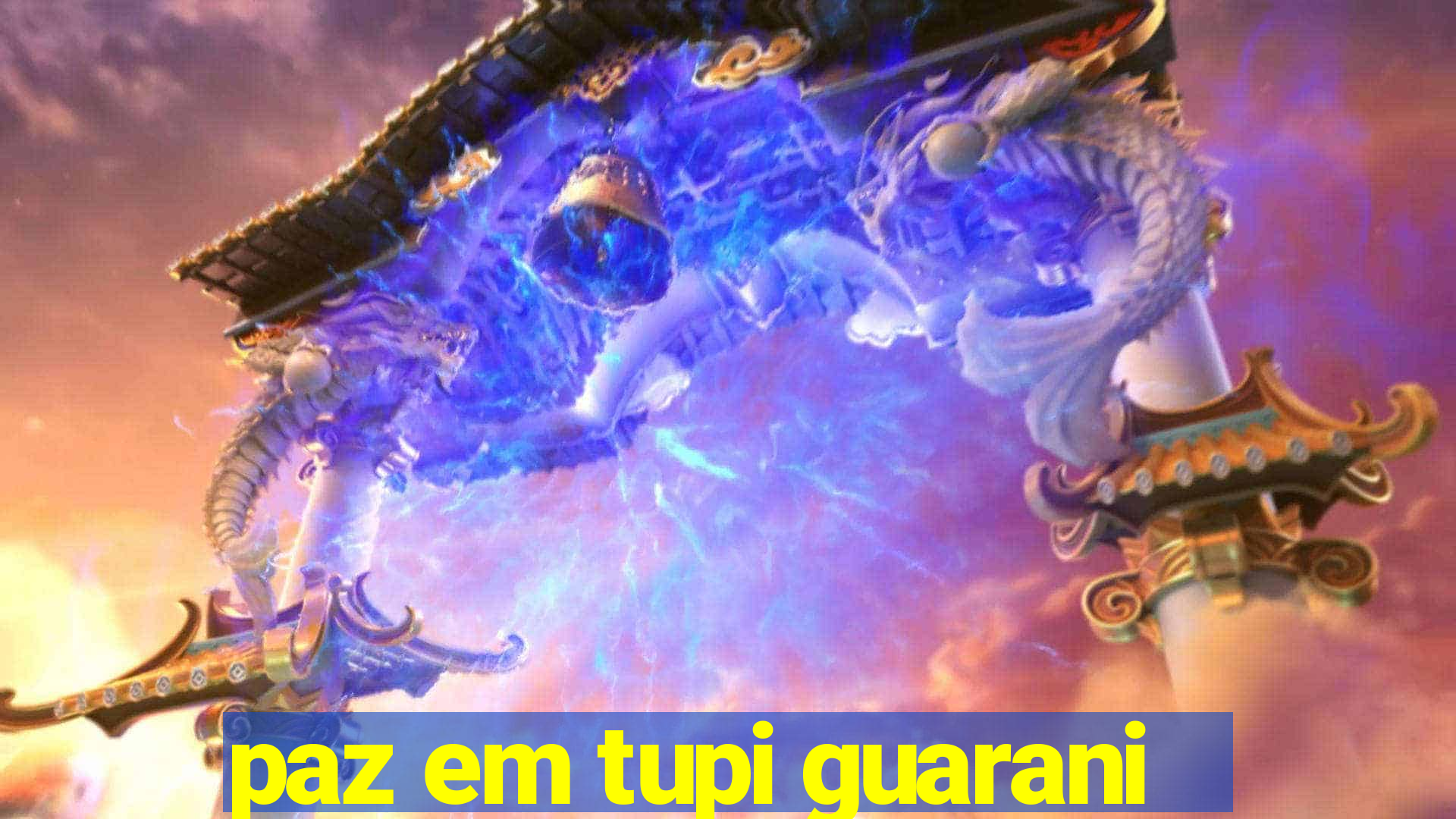 paz em tupi guarani