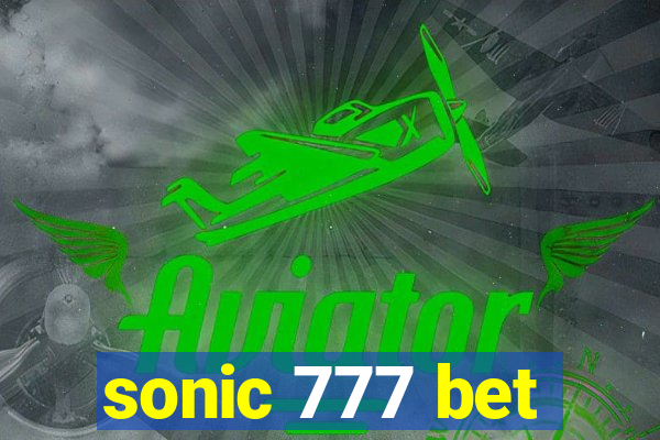 sonic 777 bet