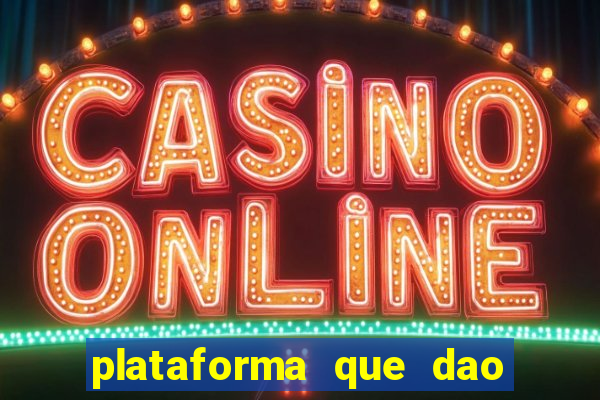 plataforma que dao bonus de cadastro