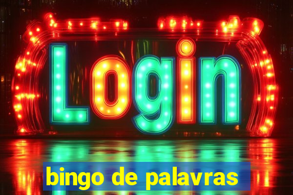 bingo de palavras