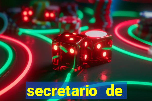 secretario de esporte salario