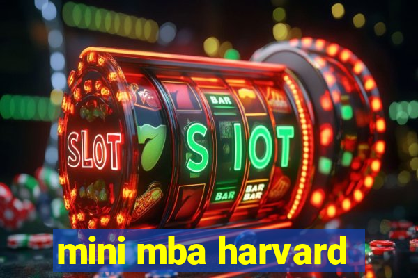 mini mba harvard