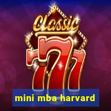 mini mba harvard