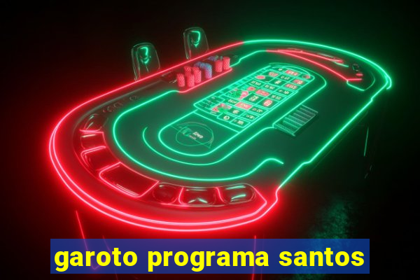 garoto programa santos