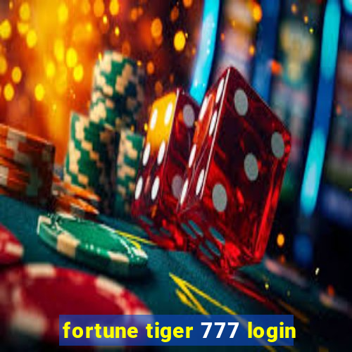 fortune tiger 777 login