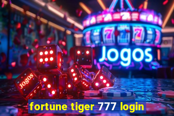 fortune tiger 777 login