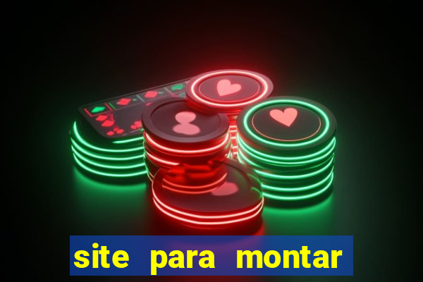 site para montar time de futebol