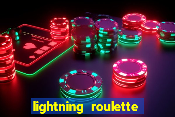 lightning roulette como jogar