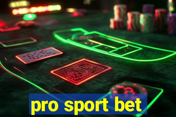 pro sport bet