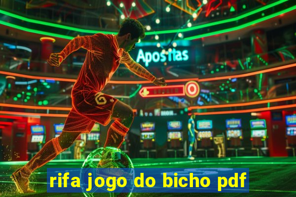 rifa jogo do bicho pdf