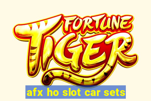 afx ho slot car sets