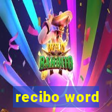 recibo word