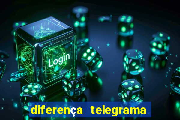 diferença telegrama e carta