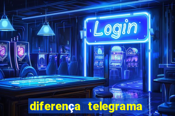 diferença telegrama e carta