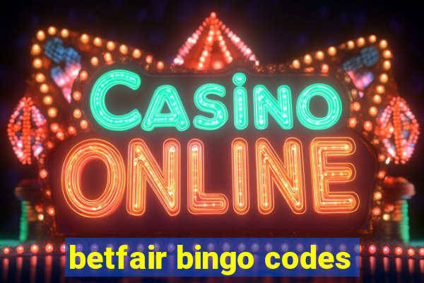 betfair bingo codes