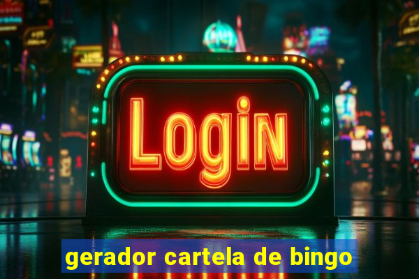 gerador cartela de bingo