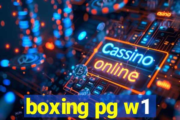 boxing pg w1