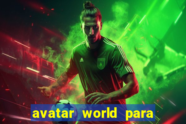 avatar world para imprimir e colorir