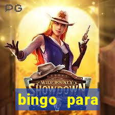 bingo para despedida de solteira para imprimir