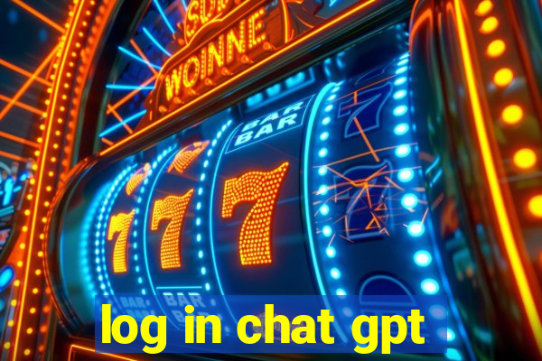 log in chat gpt