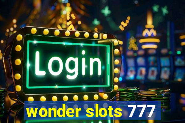 wonder slots 777